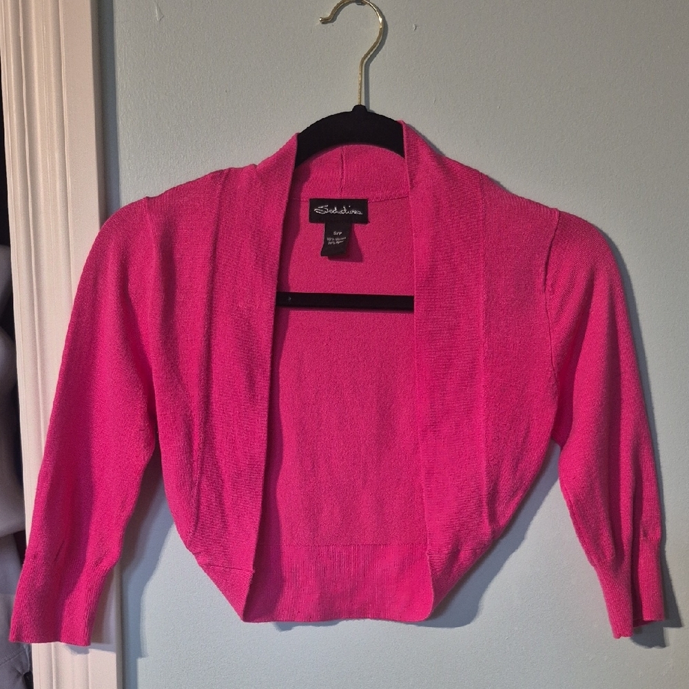 Seductions Pink Shrug Size S